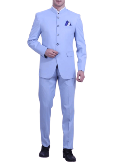 Sky Blue Jodhpuri Suit