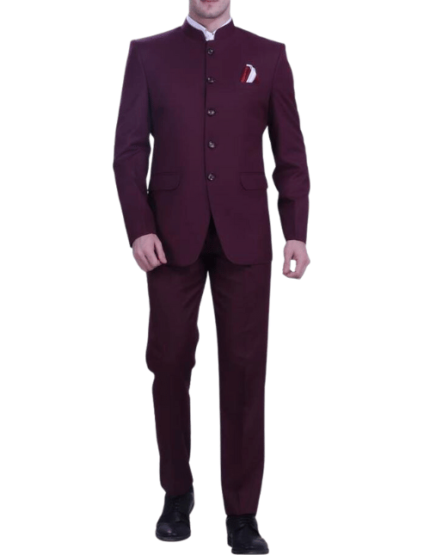 Purple Jodhpuri Suit