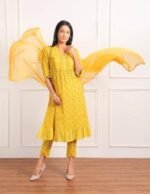 Printed Kurta Set with Dupatta