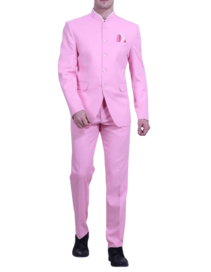 Pink Jodhpuri Suit