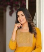 Yellow Cotton Kurta Set & Ethnic Wear for Women - Image 2