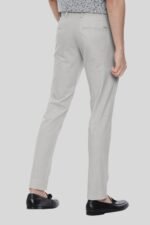 Light Grey Cotton Linen Formal Trouser For Men - Image 3