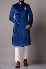 Royal Blue Jodhpuri Achkan