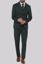 Olive Men’s Three-Piece Suit