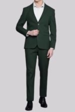 Classic Dark Green Two-Piece Suit