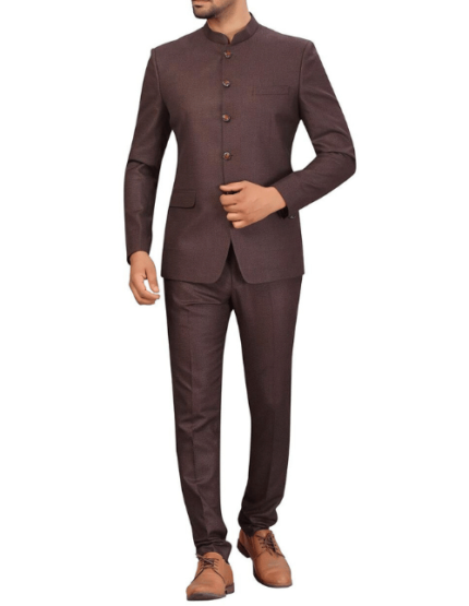 Brown Jodhpuri Suit