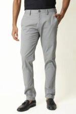 Light Blue Cotton Trouser
