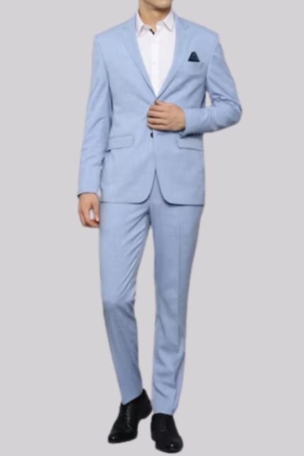 Men's Sky Blue Formal Suit