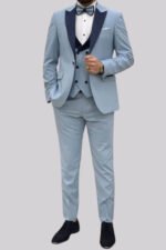 Ice Blue Wedding Suit