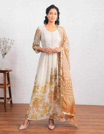 Pure Georgette Anarkali