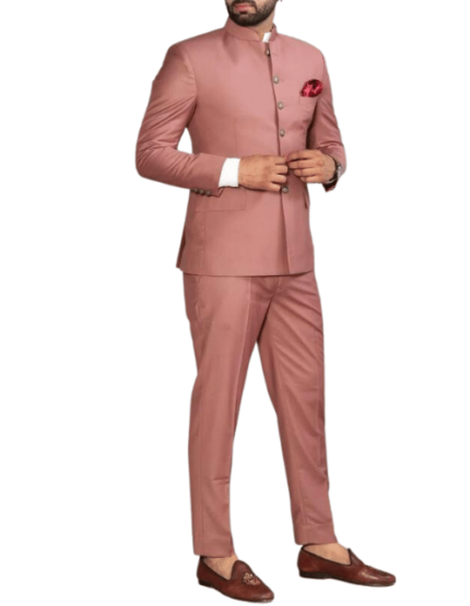 Rose Wood Jodhpuri Suit