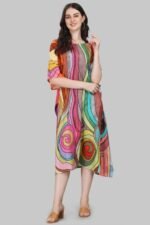 Digital Print Short Kaftan Kurti