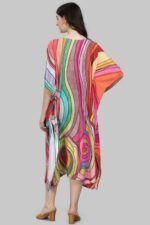 Stylish Kaftan Short Kurti with Digital Print Trendy Look - Image 3