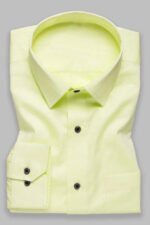 Lemon Yellow Soft Giza Cotton Premium Formal Shirt