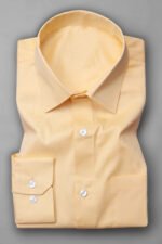 Peach Cotton Shirt For Men