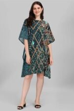 Digital printed kaftan