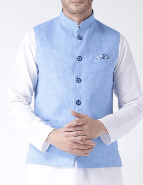 Men’s Blue Nehru Jacket