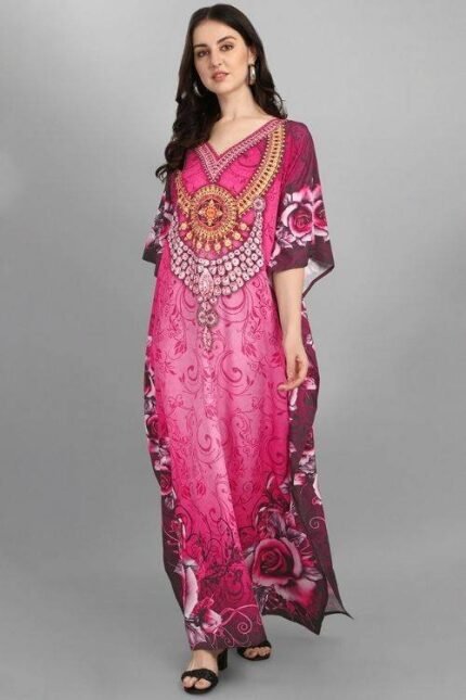 Digital Print Kaftan Kurti
