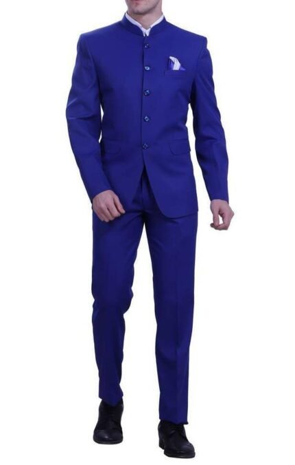 Classic Royal Blue Jodhpuri Suit