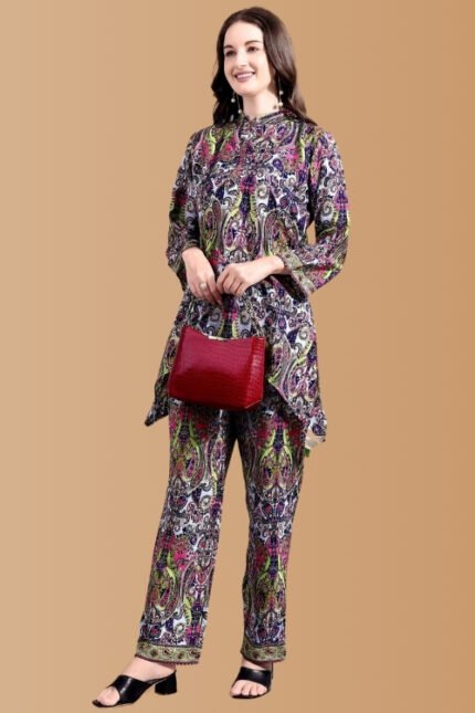 Poly Silk Co-ord Set