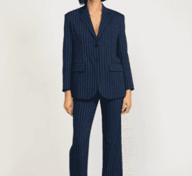 women navy blue blazer